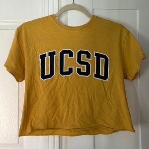 UCSD Yellow Crop Top
